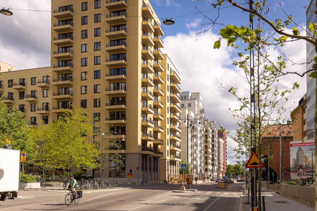 Modern Elegance I Hagastaden Estocolmo Exterior foto